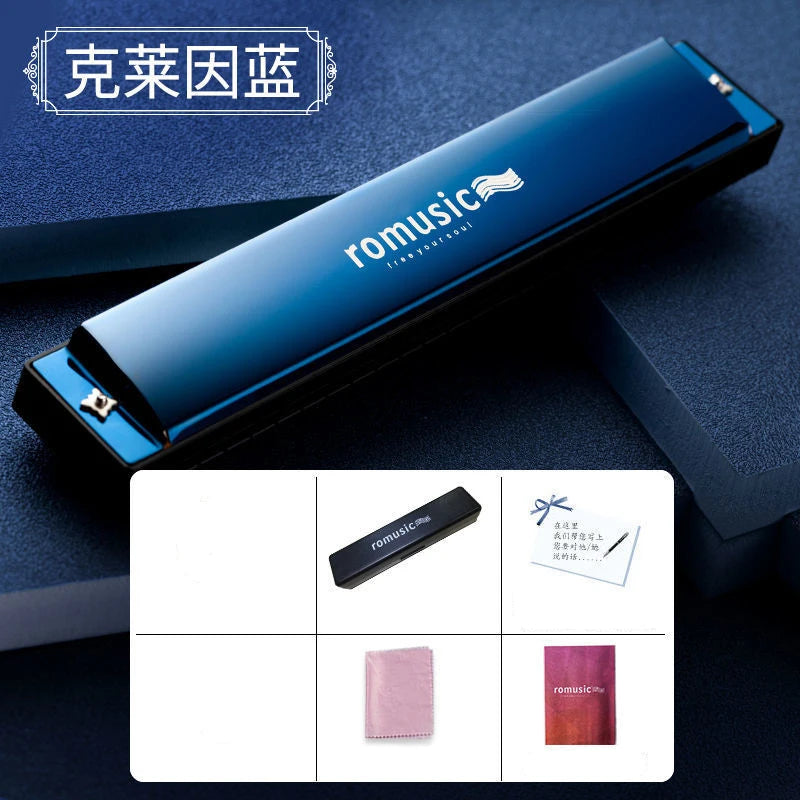Tremolo Easttop Hohner Chromatic Kongsheng Harmonica 24-Hole Polyphonic C Professional Mouth Harmonica 24 Kong Sheng Harmonicas