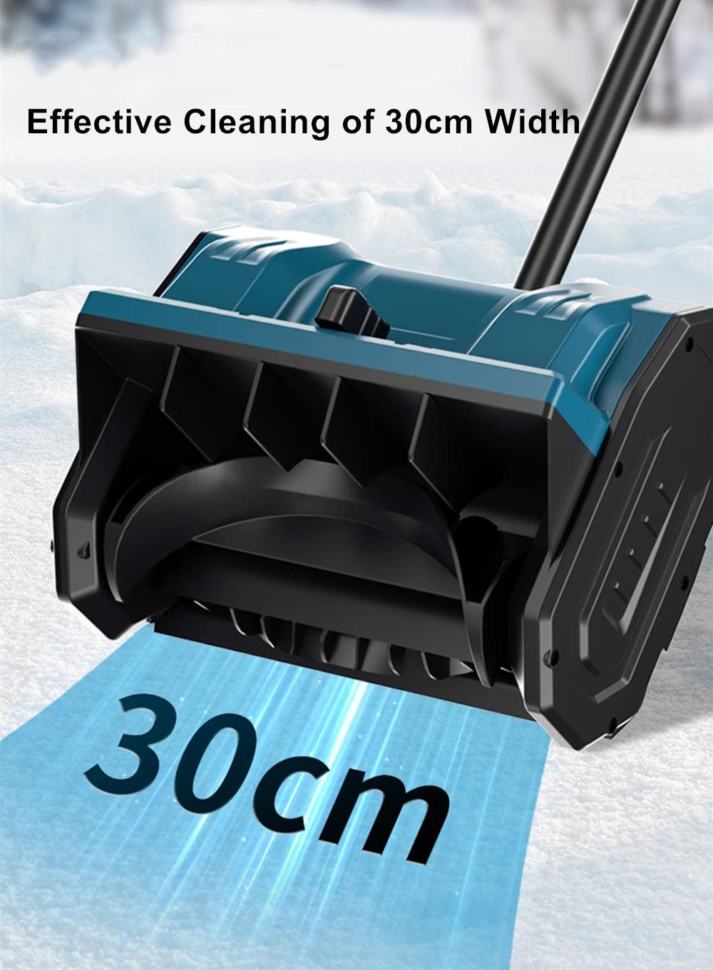 3800W Winter Foldable Electric Snowplow Lithium Electric Snow Sweeper Cordless Snow Shovel Courtyard Street for Makita Battery
