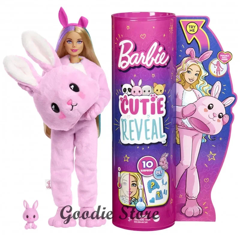 100% Original 2nd Wave Fashion Mattel Barbie Cutie Reveal Dolls Llama Sloth Brand Toys for Girls Birthday Christmas Gifts