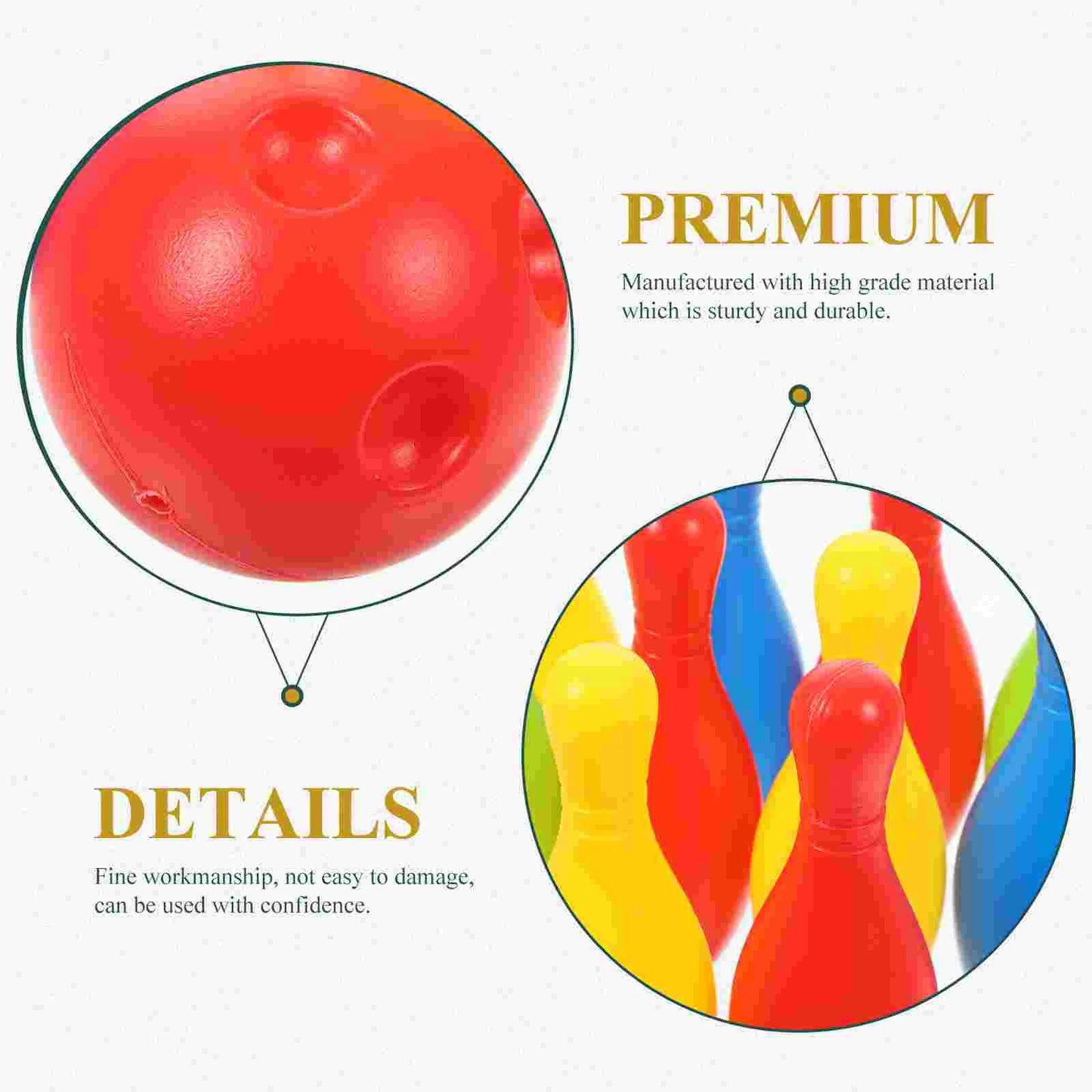 Kids Bowling Set Bowling and Set Bowling Game Portable Table Bowling Game Family Bowling Game Bowling Ball for Children Kids