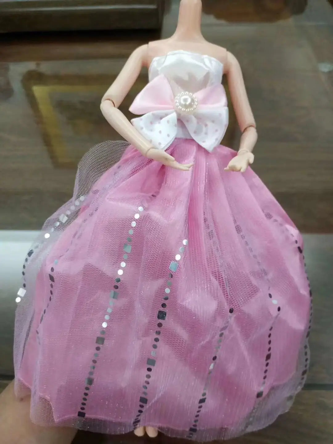 30cm Doll Dress Fashion Clothes Handmade Flower Dress for Licca for Barbie Doll Accessories Baby Toys Best Girl' Gift