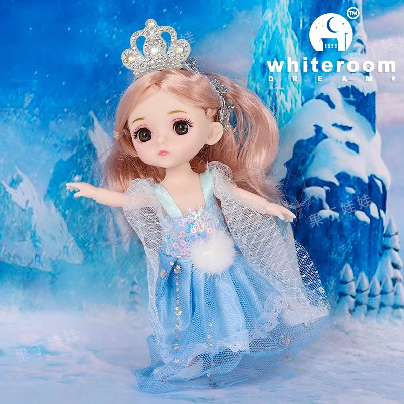 Doll for Girl Baby Doll Toys Children Kid Boy Toy PC Lover Holiday Gift Full Set Bjd 1/12 Mini Dolls Baby Clothes Dress Up