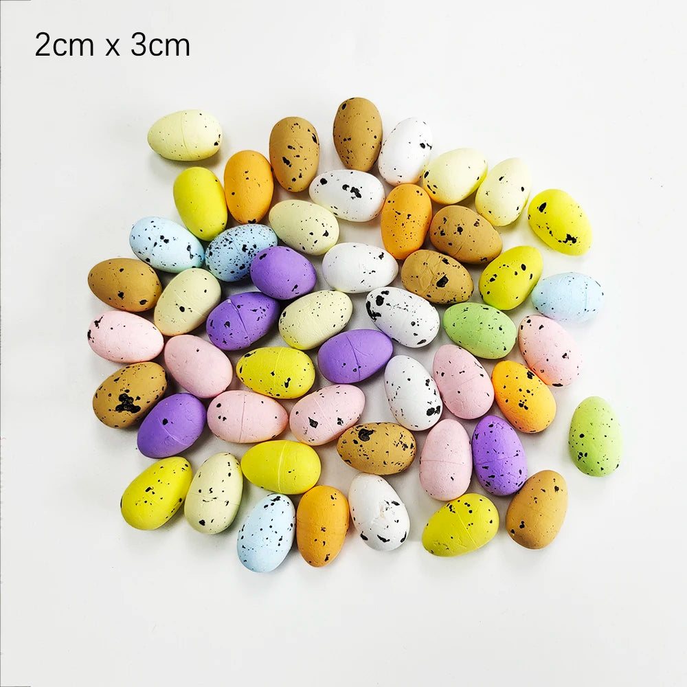 10-15Cm Easter Artificial Bird Nest Easter Eggs Natural Rattan Nest Eggs Storage Easter Decoration 2024 Kids Diy Craft Supplies