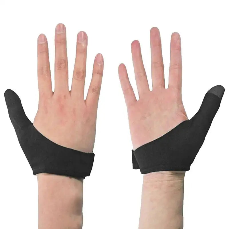 Bowling Thumb Covers Bowling Thumb Saver for Right Hand Grip Protection Thumb Bowling Glove Fingers Protective Grip Sleeve