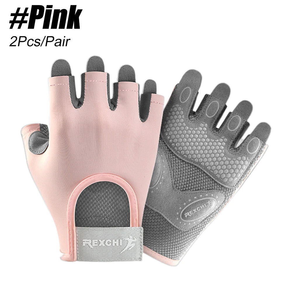 1 Pair Workout Gloves for Men and Women, Exercise Gloves for Weight Lifting, Cycling, Gym, Training, Breathable and Snug Fit