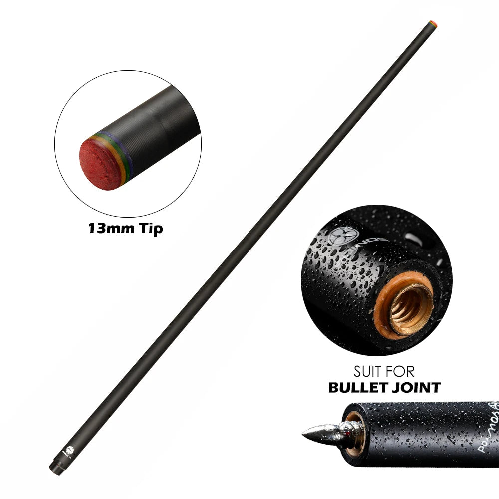 PREOAIDR 3142 POINOS Carbon Maple Single Shaft Billiard Pool Cue Stick Shaft 10.8/11.75/13mm Tip Uni-Loc Joint Bullet Shaft