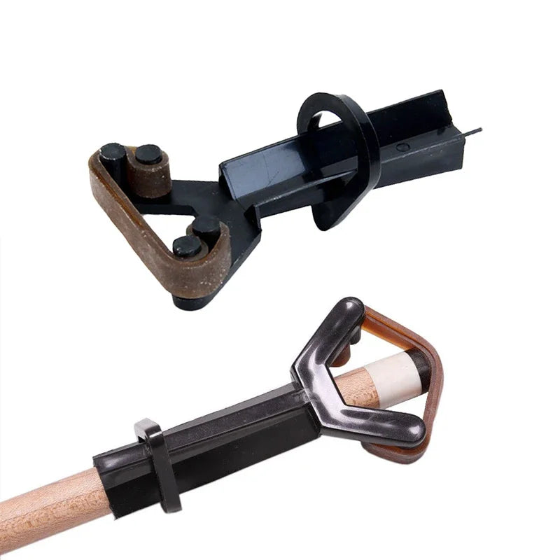 Billiard Snooker Plastic Pool Cue Tip Clamp for Tip Glue on Fastener Repair Tool for Billiard Snooker Pool Replacement Accessory