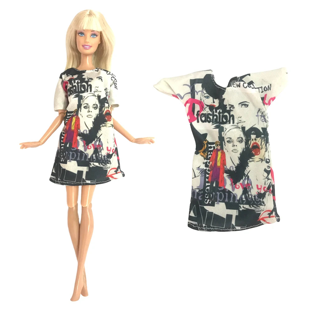 NK Pop Doll Clothes Mermaid Dress Fishtail Skirt Clothing for Barbie Clothes Doll Accessories Toy Gift JJ