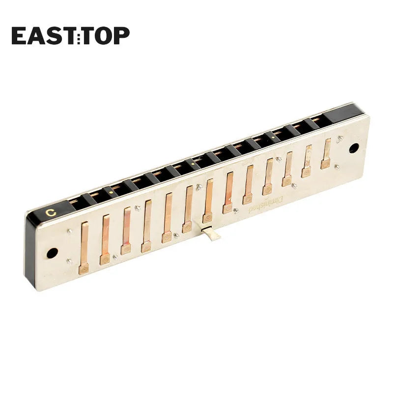 EASTTOP LUCKY 13 Dominished Harmonica Musical Instruments 13 Holes C Key Harmonica for Beginners