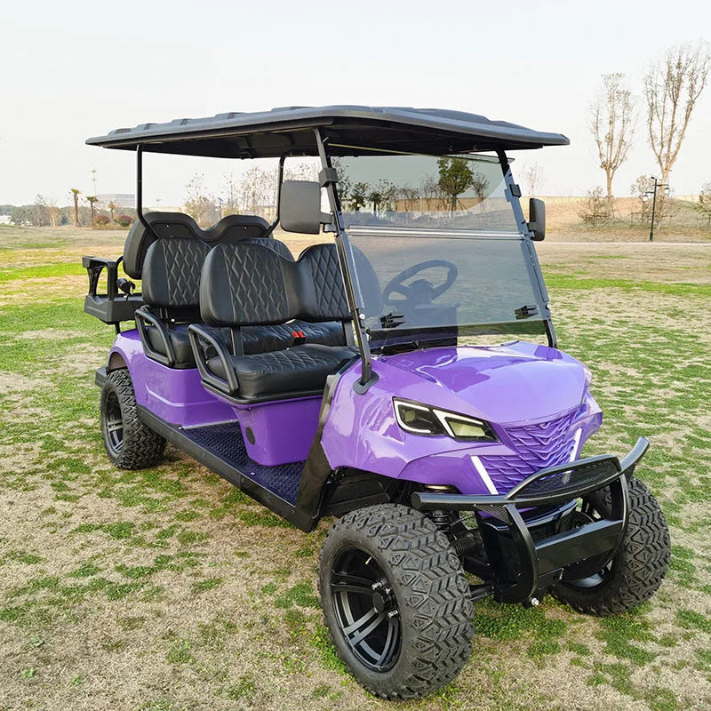 China MMC High Speed 60V 72V Lithium Battery Electric Golf Buggy 4 6 Seats Support Customization Model D Golf Carts