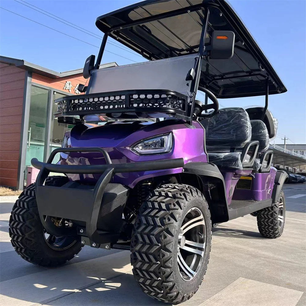 China MMC High Speed 60V 72V Lithium Battery Electric Golf Buggy 4 6 Seats Support Customization Model D Golf Carts