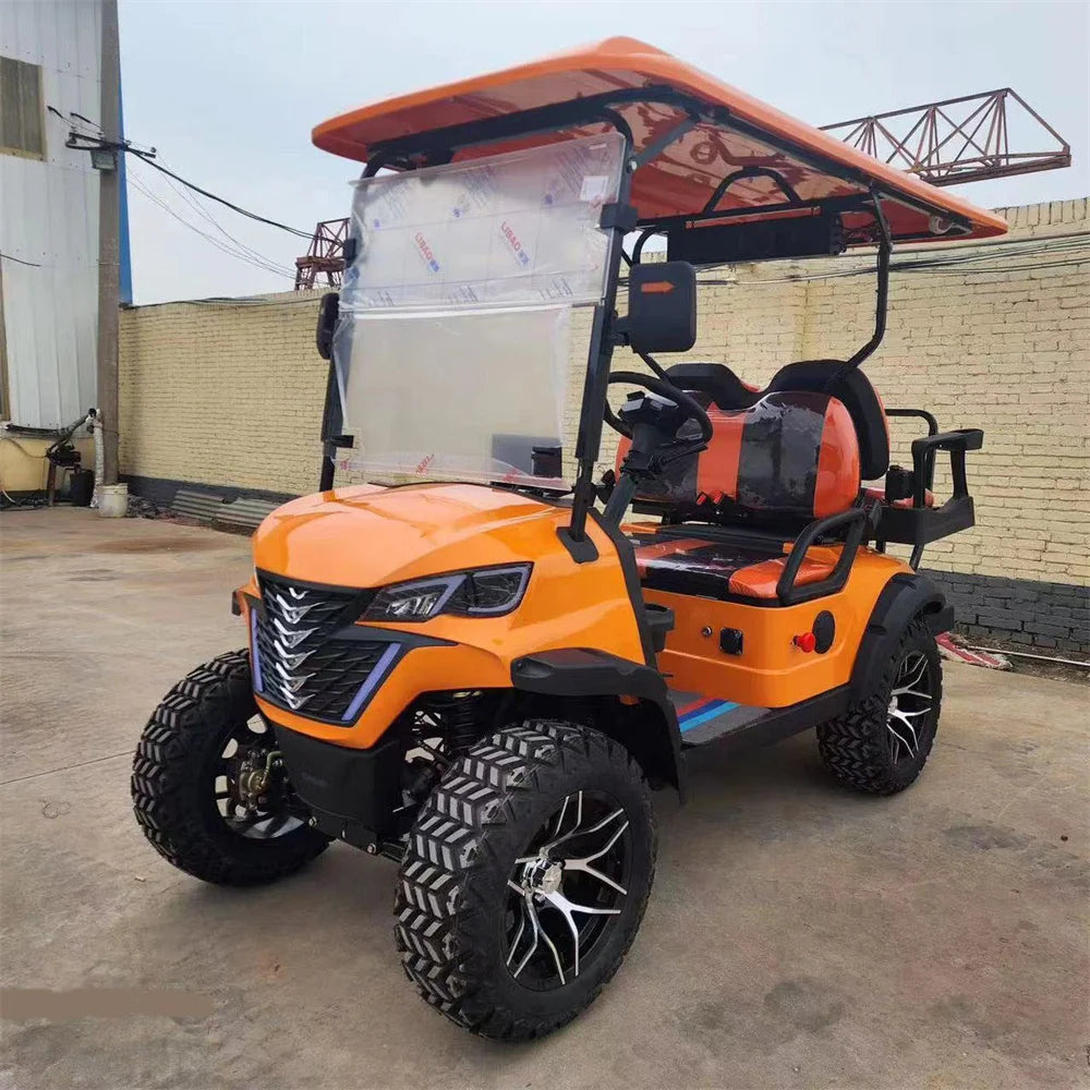 China MMC High Speed 60V 72V Lithium Battery Electric Golf Buggy 4 6 Seats Support Customization Model D Golf Carts