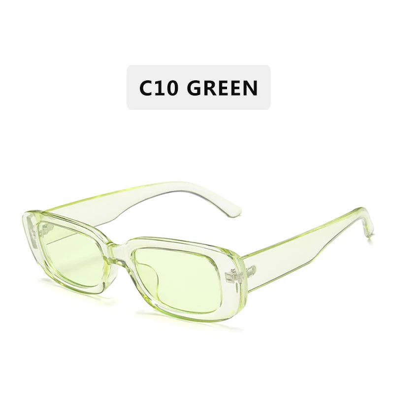 New Fashion Vintage Sunglasses Women Brand Designer Retro Sunglass Rectangle Sun Glasses Female UV400 Lens Eyewears