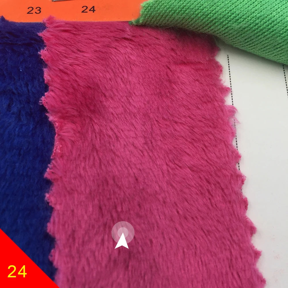 150x50cm Large Size 5mm Hand-Made Doll Head Hair Plush Fabric 103 Colors Optional Soft Plush Fabric