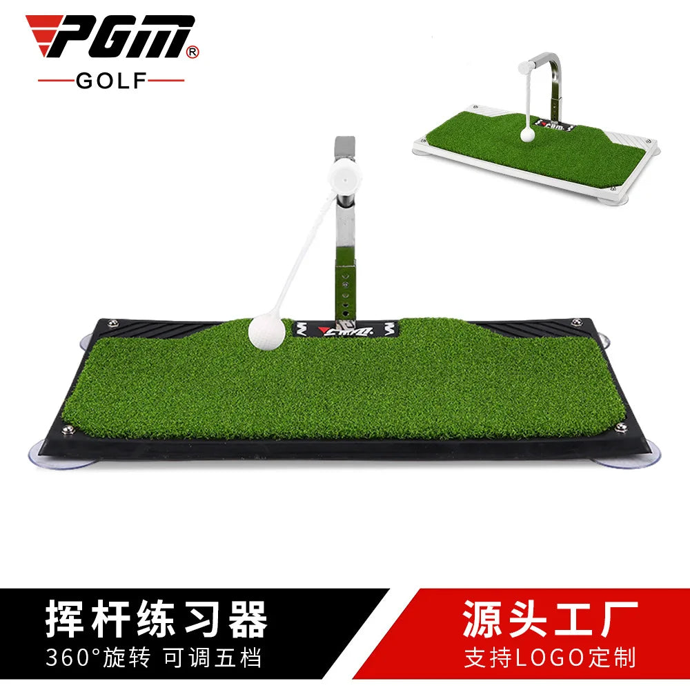 PGM Professional Golf Swing Putting 360 Rotation Golf Practice Putting Mat Golf Putter Trainer Beginners Training Aids HL005