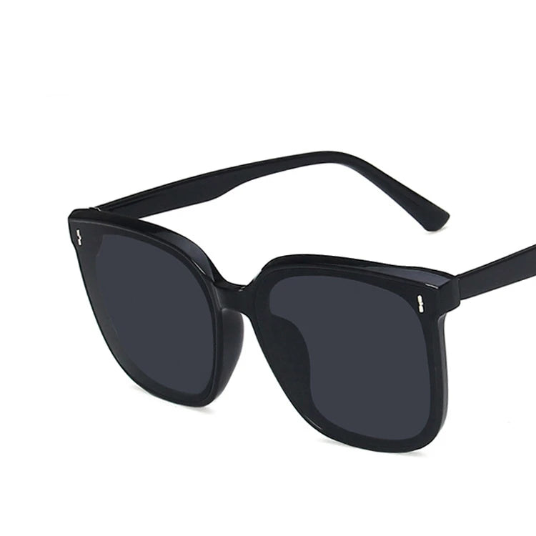YOOSKE Classic Vintage Square Sunglasses Women Oversized Sunglass Woman Men Retro Black Sun Glasses Shades Goggle