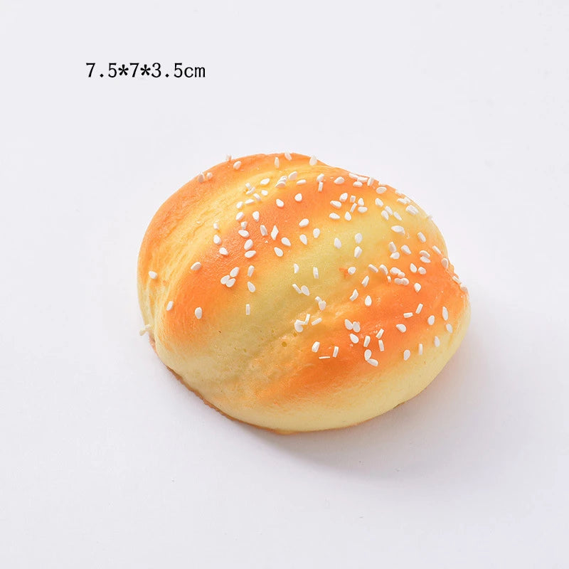 2021 Squishy Bread Toast Food Creative Simulation Donuts Slow Rising Squeeze Stress Relief Toys Spoof Tease People Desktop Toy