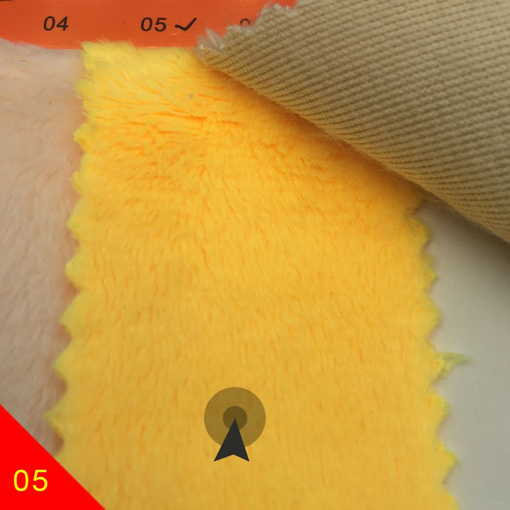 150x50cm Large Size 5mm Hand-Made Doll Head Hair Plush Fabric 103 Colors Optional Soft Plush Fabric