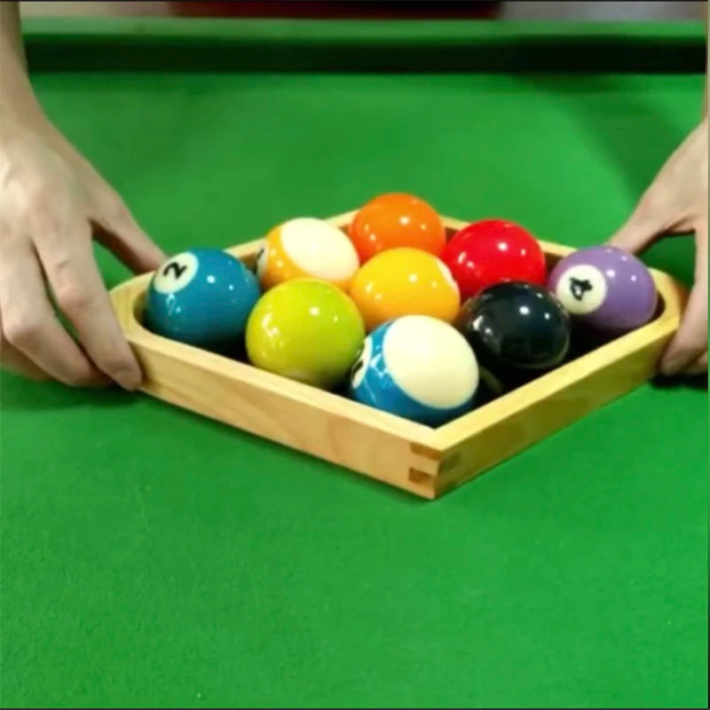 15 Balls Triangle Rack Billiards Snooker 5.25/5.72cm Racks