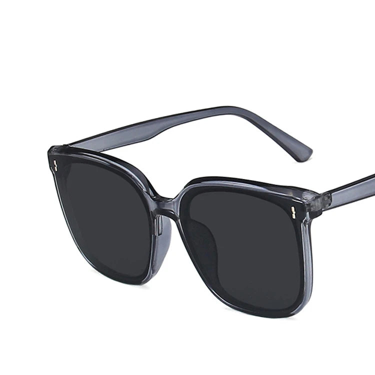 YOOSKE Classic Vintage Square Sunglasses Women Oversized Sunglass Woman Men Retro Black Sun Glasses Shades Goggle