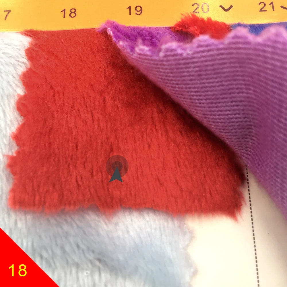 150x50cm Large Size 5mm Hand-Made Doll Head Hair Plush Fabric 103 Colors Optional Soft Plush Fabric