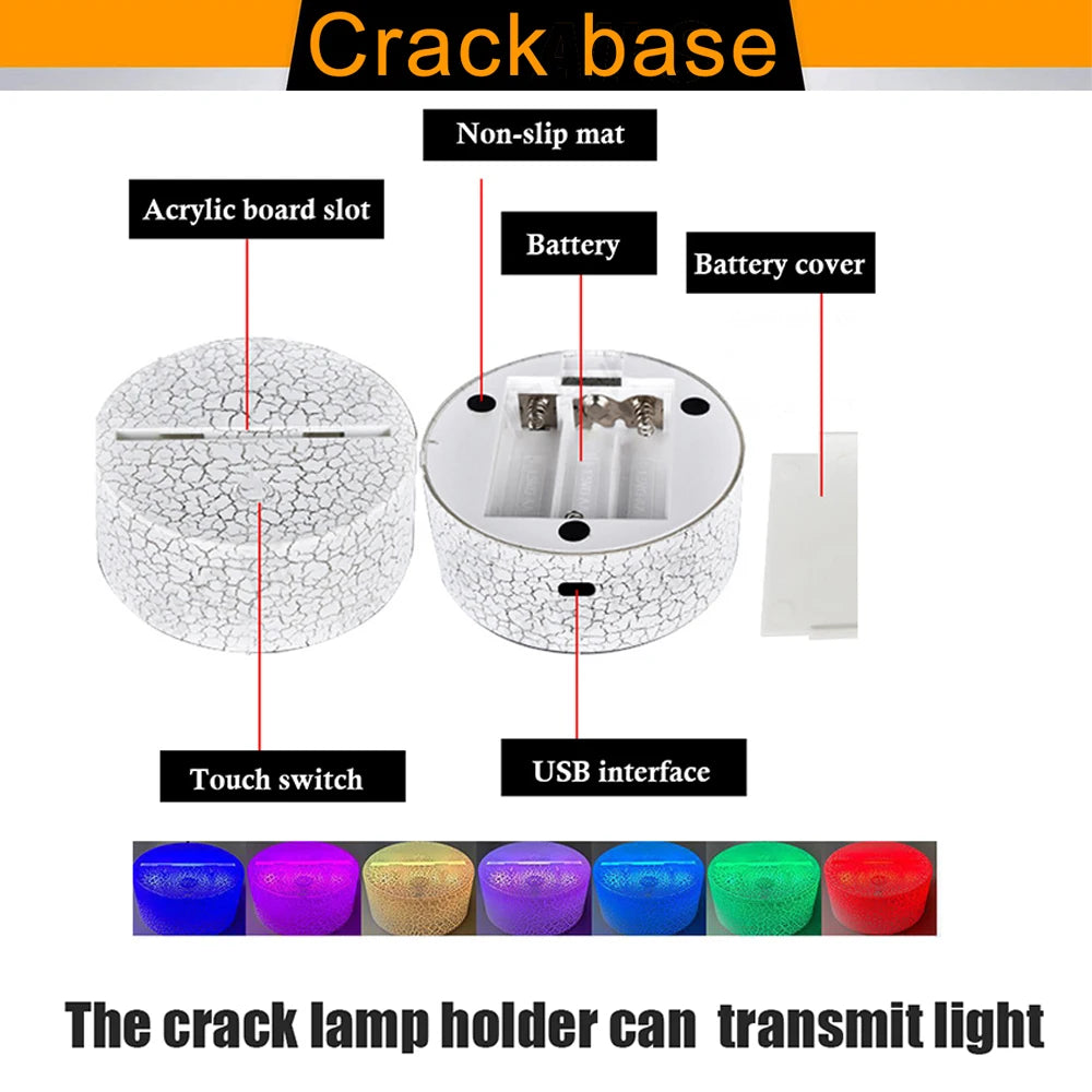 3D Night Lamp Gaming Room Desk Setup Lighting Decor Gamepad Icon LED Light Atmosphere Table Bedside Night Lamps Kids Gift
