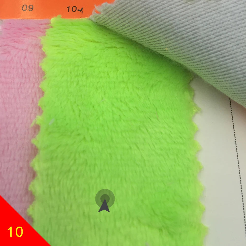 150x50cm Large Size 5mm Hand-Made Doll Head Hair Plush Fabric 103 Colors Optional Soft Plush Fabric