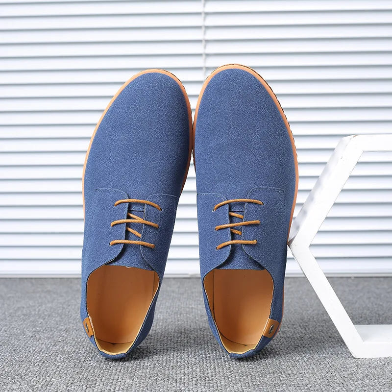 New Men Dress Shoes Classic Leather Casual Business Men Shoes Italian Oxford Shoes for Men Black Flats Footwear Size 46