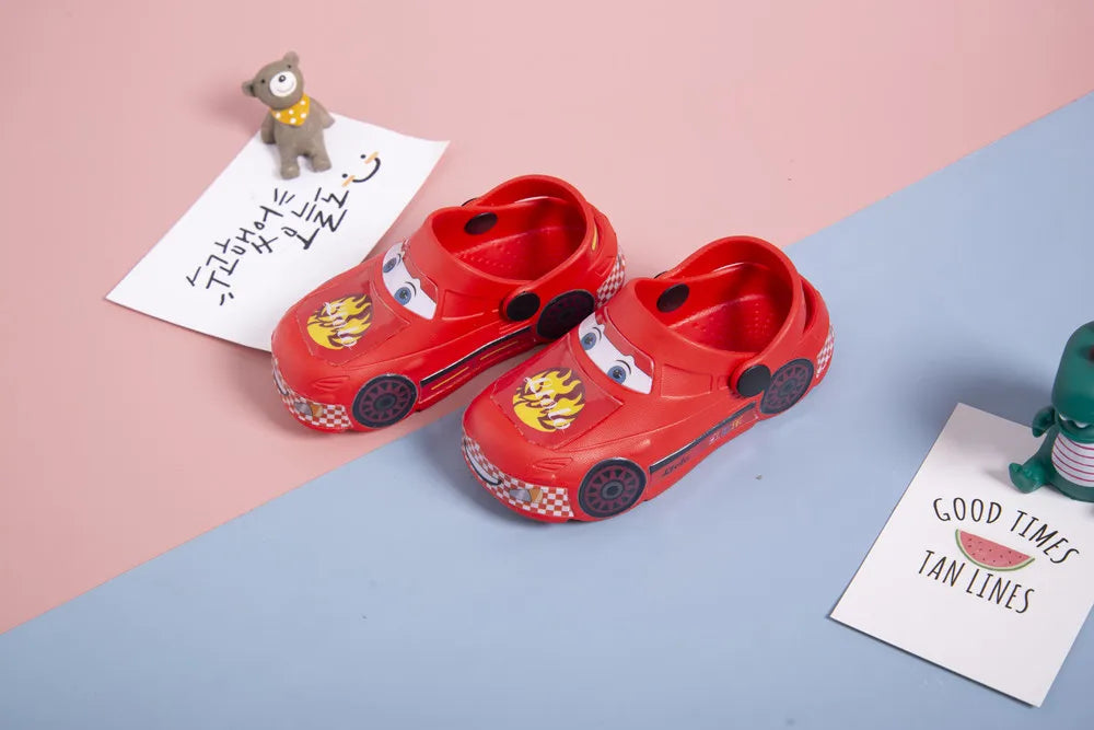 2023 New Kids Mules Children Baby Boys Girls Toddlers Car Sandals Summer Clogs Slippers Shoes EU 23 24 25 26 27 28 29 30