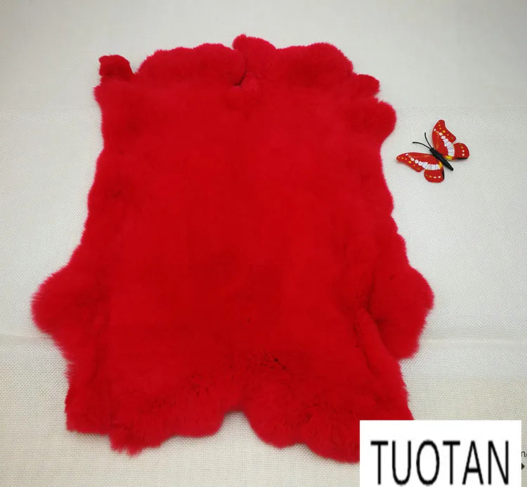 40cm X 24cm High-Quality Rex Rabbit Fur, Rex Rabbit Fur Scarf, Fur Collar, Hand Covered Pocket, Cuffs, Vamp, Kneepad Doll Making