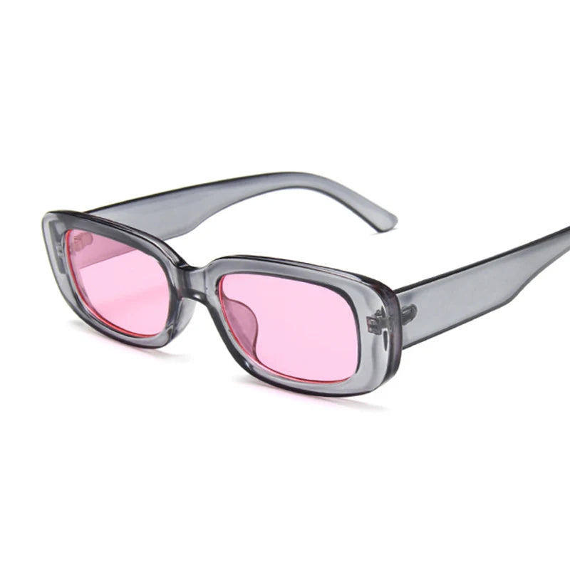 Vintage Square Sunglasses Woman Fashion Brand Designer Sun Glasses Female Retro Black Small Frame Rectangle Oculos De Sol