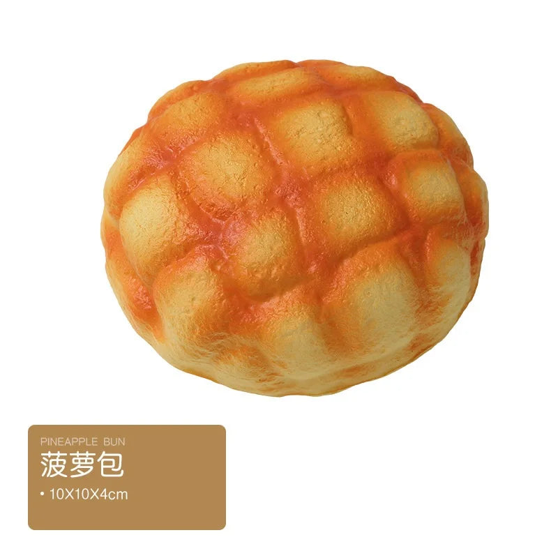 Toast Squishy Slow Rising Food Creative Simulation Bread Donuts Squeeze Stress Relief Kid Toys Spoof Tease People Desktop