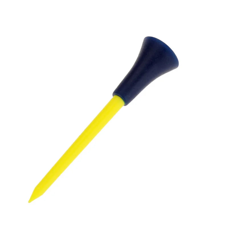 100 Pcs/Pack Plastic Golf Tees Multi Color 8.3CM Durable Rubber Cushion Top Golf Ball Holder Golf Accessories