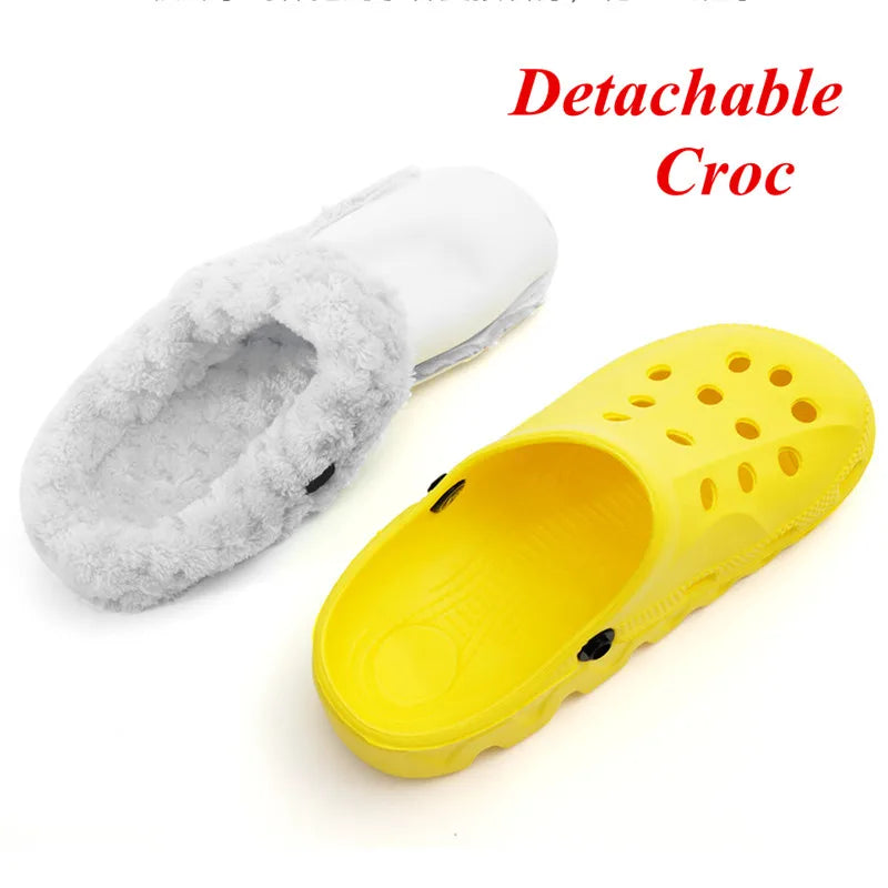 Children Kids Girls Boys Mules Winter Warm Garden Clogs Sneakers Slippers Baby Sandles Shoes for Girl Boy EUR24-35