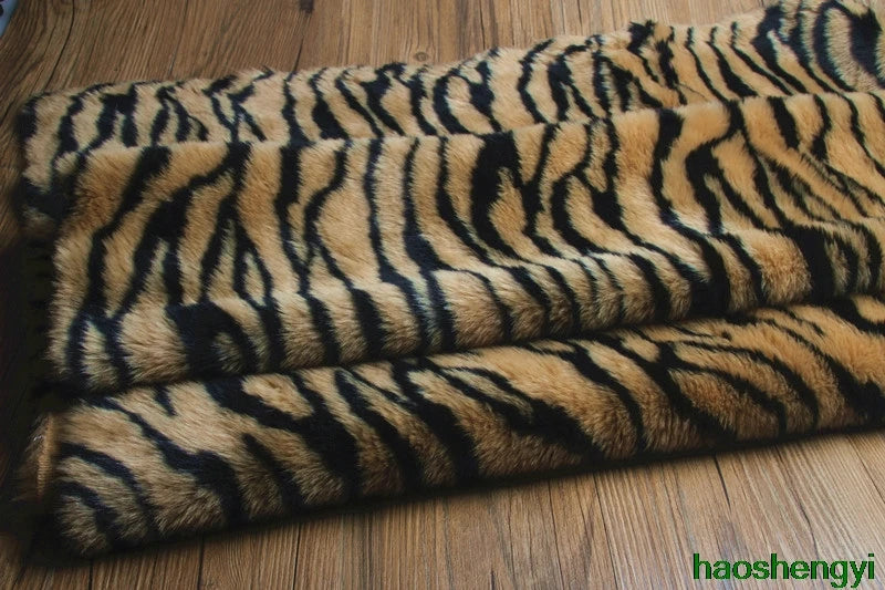Half Meter Price 2cm Leopard Plush Faux Fur Fabric, Imitation Fur Clothing Fabric