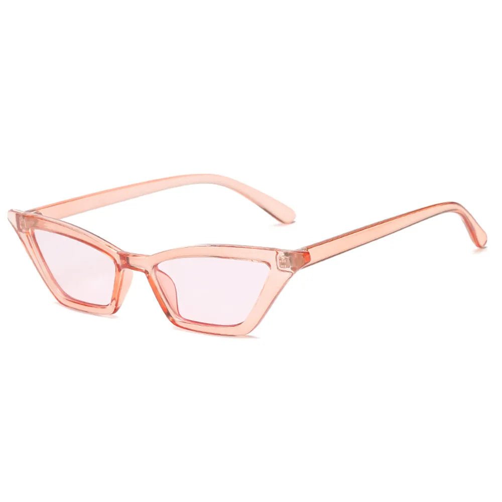 Women Okulary Small Frame Sunglasses Cat Eye Sunglasses UV400 Sun Shades Glasses Street Eyewear Fashion Sunglasses Oculos Gafa