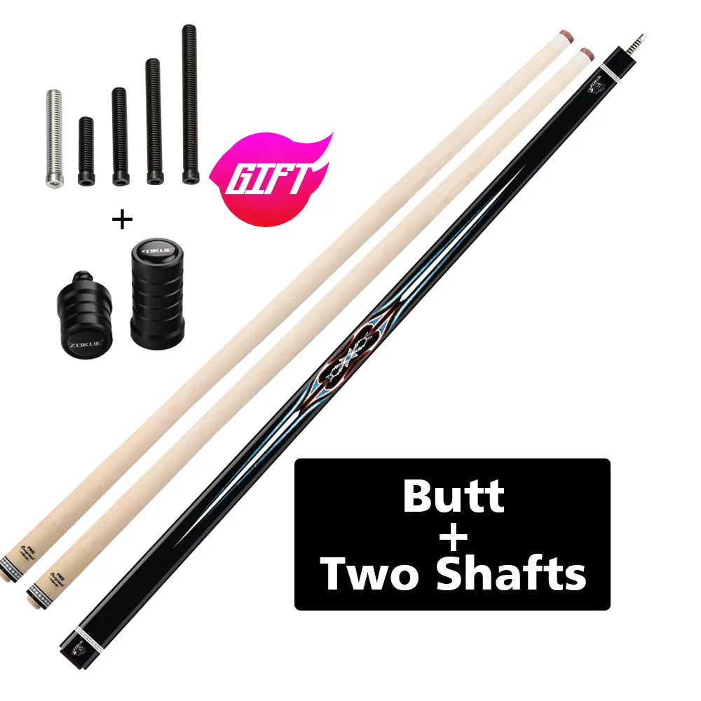 ZOKUE 3 Cushion Billiard Cue Stick With Professional Carom Taper 12mm Tip 142 Cm Libre Cue for Carom Cue