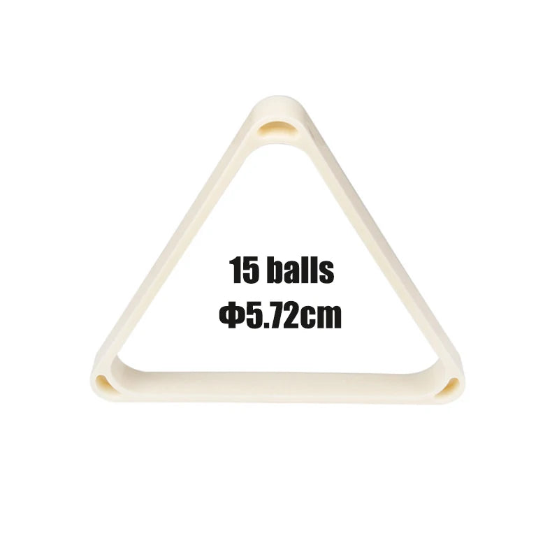 15 Balls Triangle Rack Billiards Snooker 5.25/5.72cm Racks