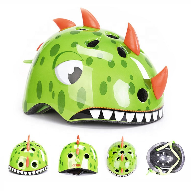 Cute 3D Cartoon PC Shell Helmets Bicycle Helmet Animal Helmet Protective Gear for Kids Children