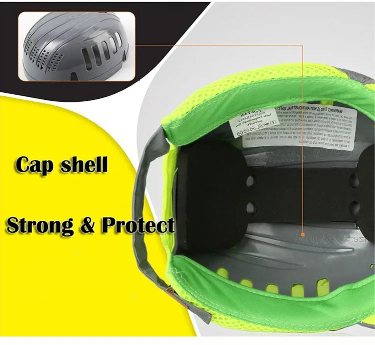 Bump Cap Work Safety Helmet Summer Breathable Security Anti-Impact Lightweight Helmets Fashion Casual Sunscreen Protective Hat
