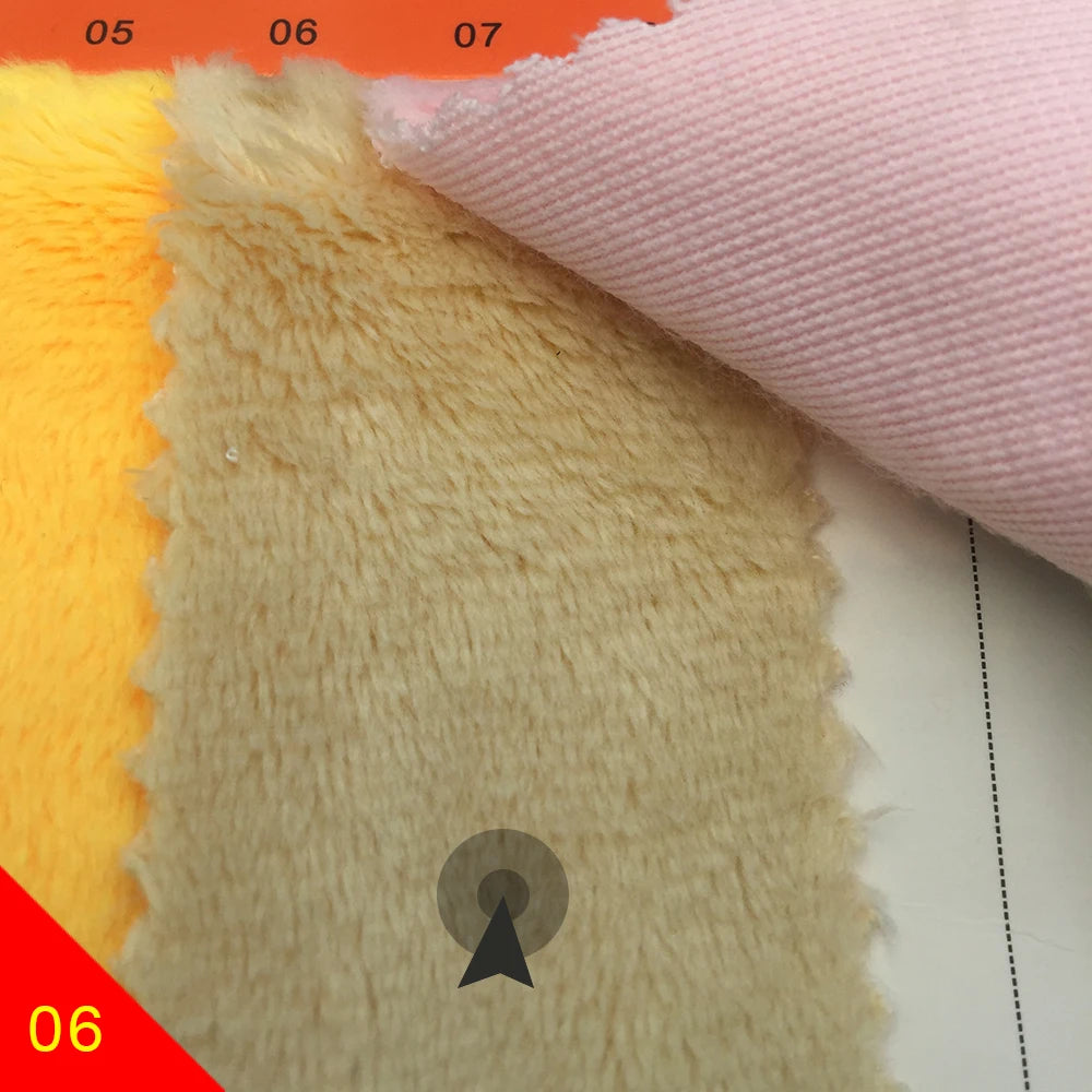 150x50cm Large Size 5mm Hand-Made Doll Head Hair Plush Fabric 103 Colors Optional Soft Plush Fabric