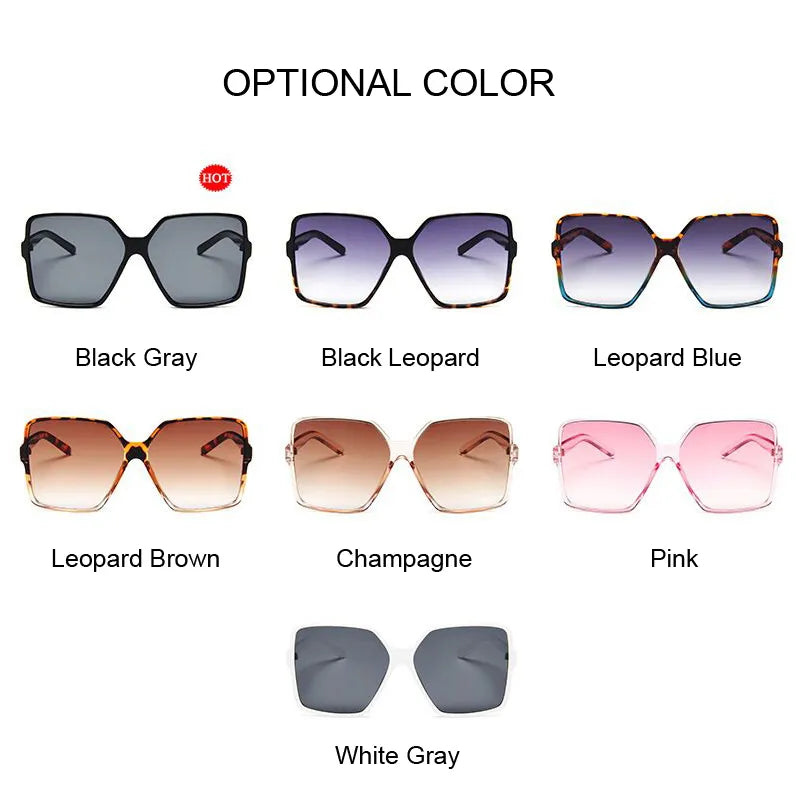 Newest Square Elegant Sunglasses Woman Luxury Brand Designer Italy Sun Glasses Female Ladies Vintage Shades Eyewear