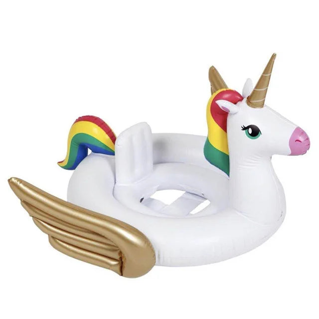 Inflatable Flamingo Swimming Pool Float Summer Island Giant Ride on Swan Swimming Lifebuoy Lounge Inflatable Pool Toy Raft