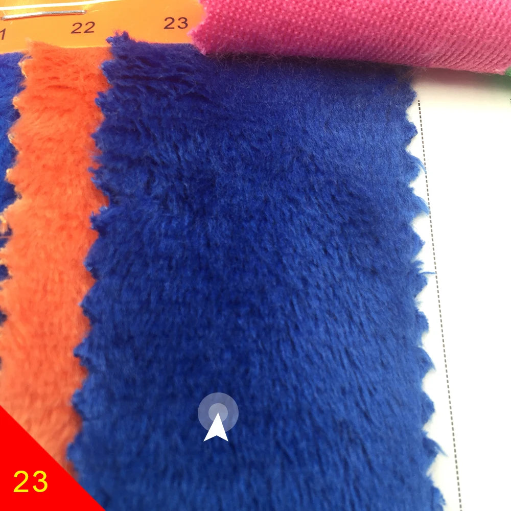 150x50cm Large Size 5mm Hand-Made Doll Head Hair Plush Fabric 103 Colors Optional Soft Plush Fabric