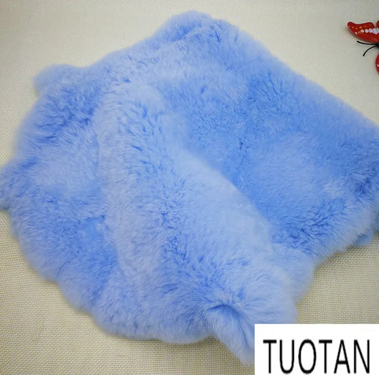 40cm X 24cm High-Quality Rex Rabbit Fur, Rex Rabbit Fur Scarf, Fur Collar, Hand Covered Pocket, Cuffs, Vamp, Kneepad Doll Making