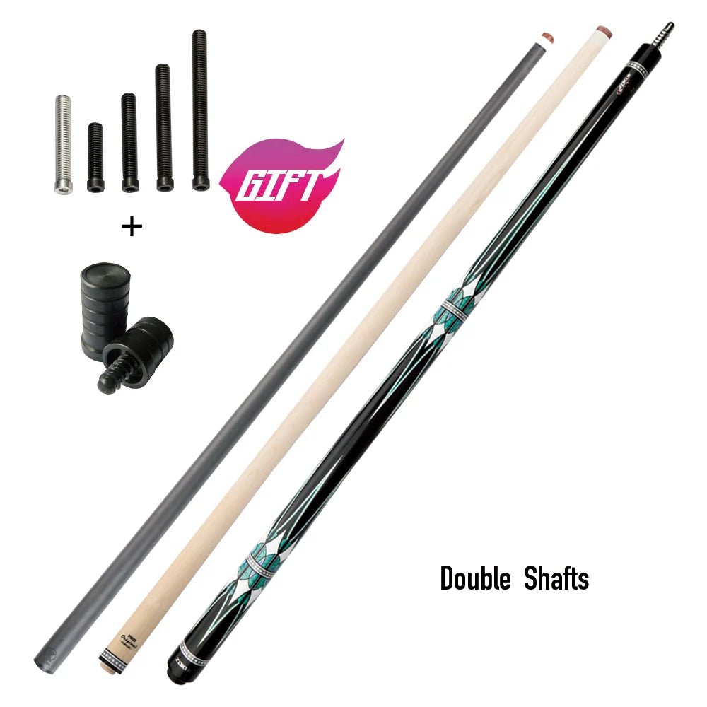 ZOKUE KONLLEN Carom Cues 12mm Tip Technology 3 Cushion Game Cues Carbon Fiber Maple Shaft Professional Libre Billiard Cue Sticks