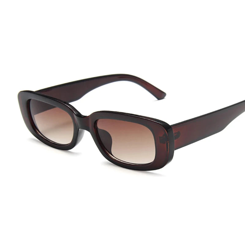 Vintage Square Sunglasses Woman Fashion Brand Designer Sun Glasses Female Retro Black Small Frame Rectangle Oculos De Sol