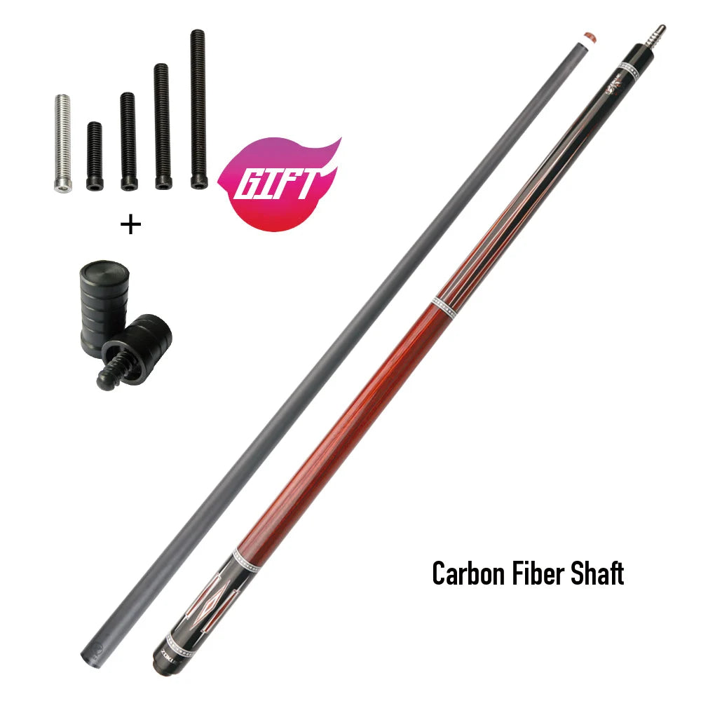 ZOKUE KONLLEN Carom Cues 12mm Tip Technology 3 Cushion Game Cues Carbon Fiber Maple Shaft Professional Libre Billiard Cue Sticks