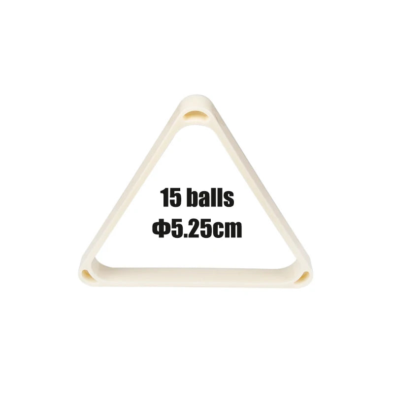 15 Balls Triangle Rack Billiards Snooker 5.25/5.72cm Racks