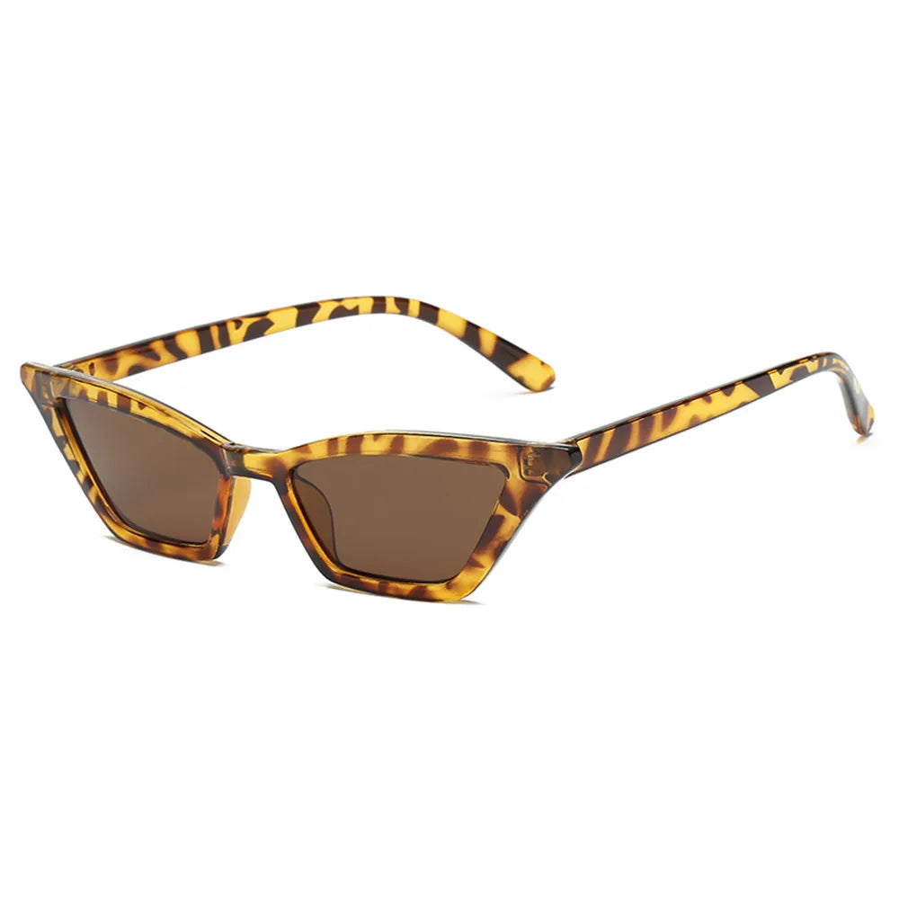 Women Okulary Small Frame Sunglasses Cat Eye Sunglasses UV400 Sun Shades Glasses Street Eyewear Fashion Sunglasses Oculos Gafa